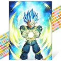 Peinture diamant Super Saiyan Goku 20x30 à 50x70 cm – Couleur Gris clair (A6)