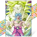 Peinture diamant Super Saiyan Goku 20x30 à 50x70 cm – Couleur vert (A7)