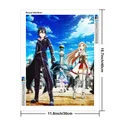 Peinture diamant Sword Art Online 40x30 à 70x50 cm – 2