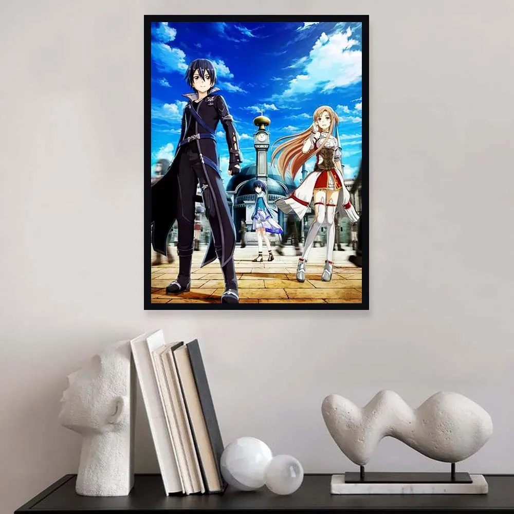 Peinture diamant Sword Art Online 40x30 à 70x50 cm