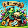 Peinture diamant tortue maison 20x20 à 50x50 cm – 1