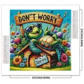 Peinture diamant tortue maison 20x20 à 50x50 cm – 2