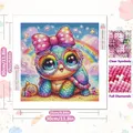 Peinture diamant tortue plage 20 à 50 cm – 2