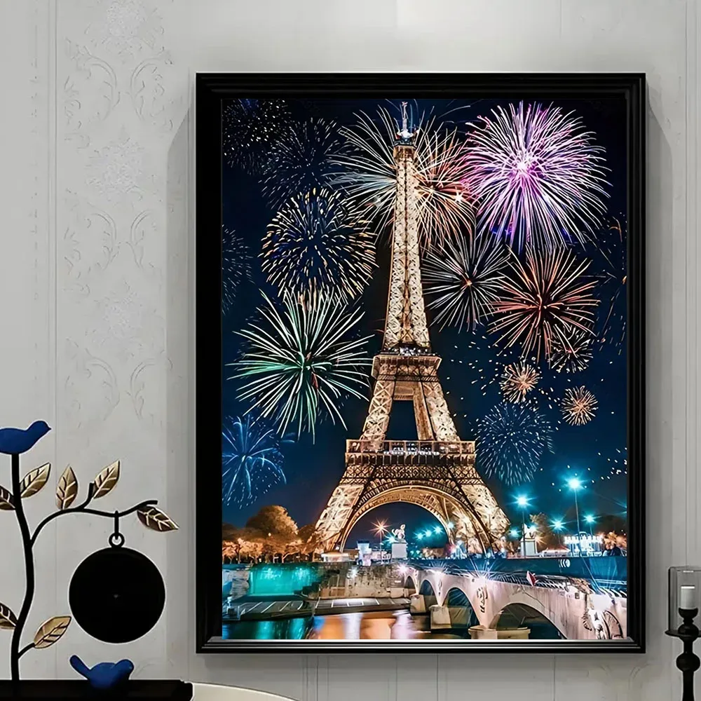 Peinture diamant Tour Eiffel 20 à 60 cm