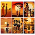 Peinture diamant vie africaine 20 à 50 cm – 1