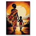 Peinture diamant vie africaine 20 à 50 cm – Couleur WE3695