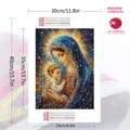 Peinture diamant Vierge Marie 20 à 70 cm – 2