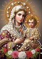 Peinture diamant Vierge Marie 30 x 40 cm – 1