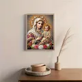 Peinture diamant Vierge Marie 30 x 40 cm – 3