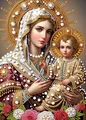 Peinture diamant Vierge Marie 30 x 40 cm – Couleur Vierge Marie