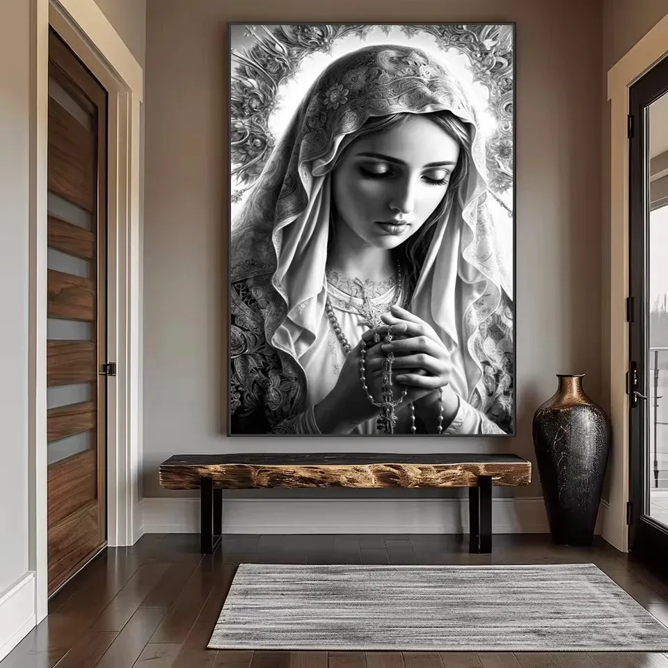 Peinture diamant Vierge Marie Jésus 20 à 70 cm