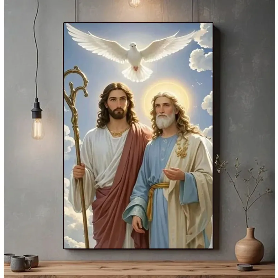 Peinture diamant Vierge Marie Jésus 20 à 70 cm