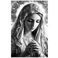 Peinture diamant Vierge Marie Jésus 20 à 70 cm – Couleur FC75