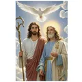 Peinture diamant Vierge Marie Jésus 20 à 70 cm – Couleur FC77