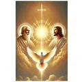 Peinture diamant Vierge Marie Jésus 20 à 70 cm – Couleur FC78