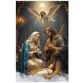 Peinture diamant Vierge Marie Jésus 20 à 70 cm – Couleur FC79
