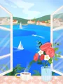 Peinture diamant ville italienne abstraite 20 à 70 cm – Couleur BLANC (02)