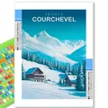 Peinture diamant villes du monde 20x30 à 40x50 cm – Couleur Bleu marine (XI-2983)