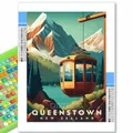 Peinture diamant villes du monde 20x30 à 40x50 cm – Couleur Gris foncé (XI-2993)