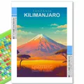 Peinture diamant villes du monde 20x30 à 40x50 cm – Couleur Jaune (XI-2977)