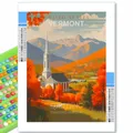 Peinture diamant villes du monde 20x30 à 40x50 cm – Couleur Transparent (XI-2987)