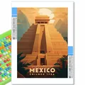Peinture diamant villes du monde 20x30 à 40x50 cm – Couleur Vert armée (XI-2998)
