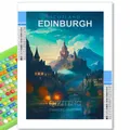 Peinture diamant villes du monde 20x30 à 40x50 cm – Couleur Violet (XI-2980)