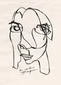 Peinture diamant visage abstrait 20 à 70 cm – Couleur noir (10)