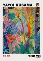 Peinture diamant Yayoi Kusama montagnes rivières 20x25 à 50x70 cm – Couleur Violet (06)