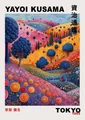 Peinture diamant Yayoi Kusama montagnes rivières 20x25 à 50x70 cm – Couleur noir (10)