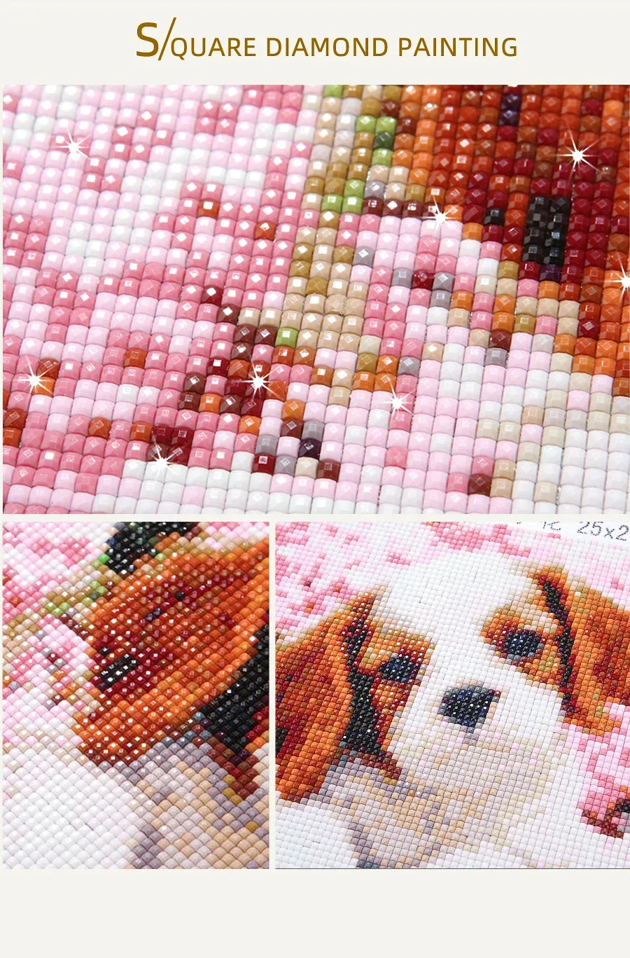 Peinture diamantée kimono japonais 20x40 à 30x60 cm