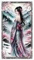 Peinture diamantée kimono japonais 20x40 à 30x60 cm – Couleur HB0080