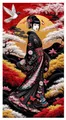 Peinture diamantée kimono japonais 20x40 à 30x60 cm – Couleur HB0083