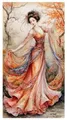 Peinture diamantée kimono japonais 20x40 à 30x60 cm – Couleur HB0085