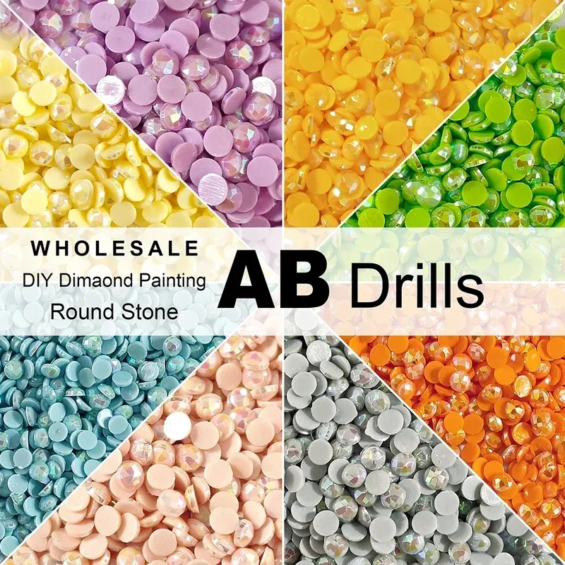 Perles de diamant AB 2,8 mm 1000 pièces