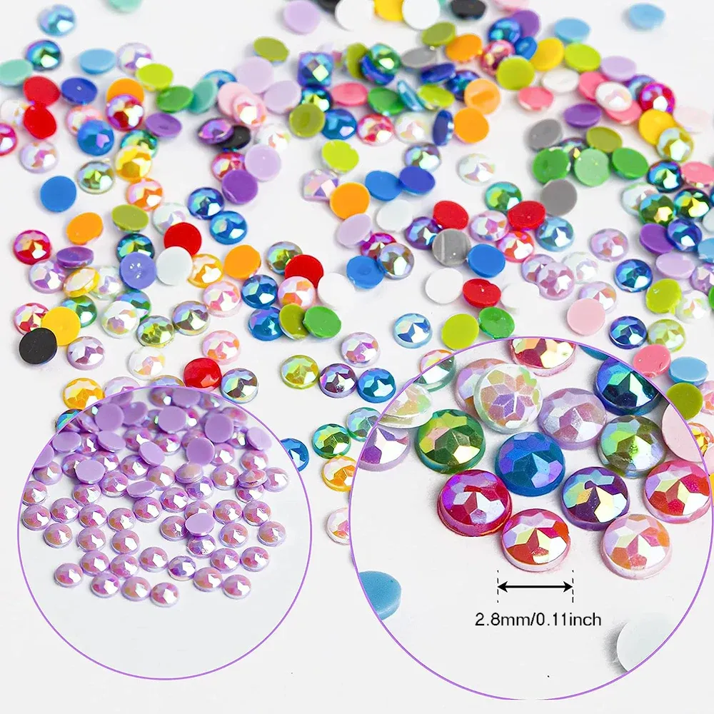 Perles de diamant AB 2,8 mm 1000 pièces