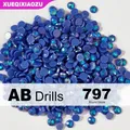 Perles de diamant AB 2,8 mm 1000 pièces – Couleur Gris foncé (AB-797)