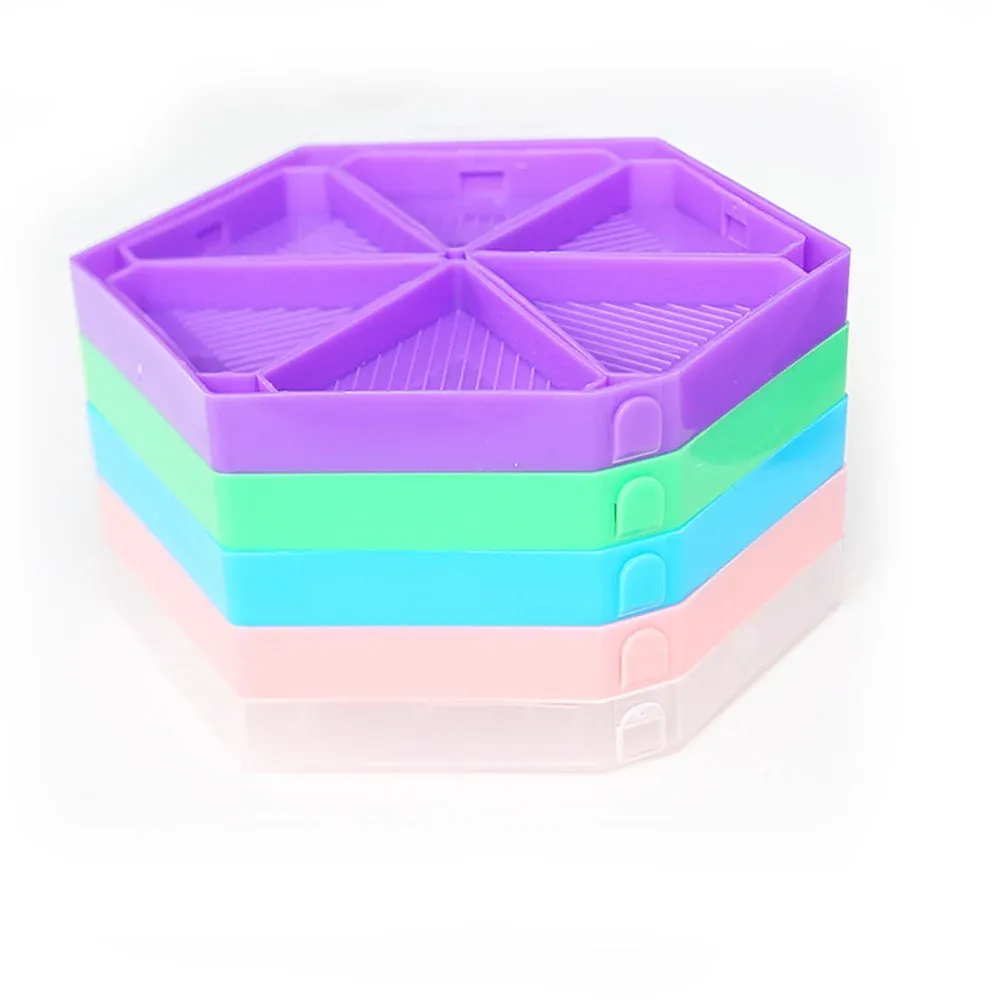 Plateaux de rangement pour peinture diamant 6 fentes