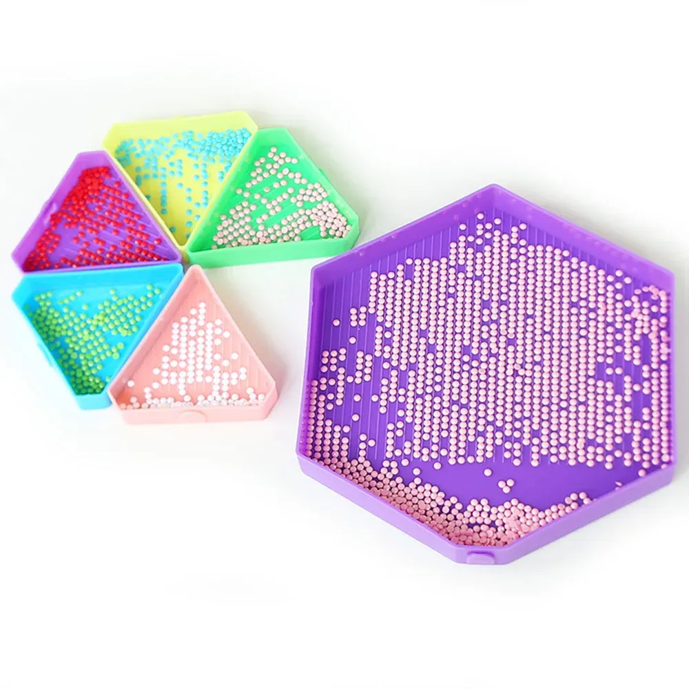 Plateaux de rangement pour peinture diamant 6 fentes