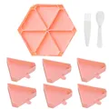 Plateaux de rangement pour peinture diamant 6 fentes – Couleur LJ-Pink