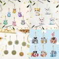Porte-clés peinture diamant lot de 6 animaux – 4