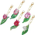 Porte-clés peinture diamant lot de 6 animaux – Couleur YSQ019