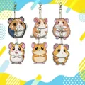 Porte-clés peinture diamant lot de 6 animaux – Couleur YSQ038