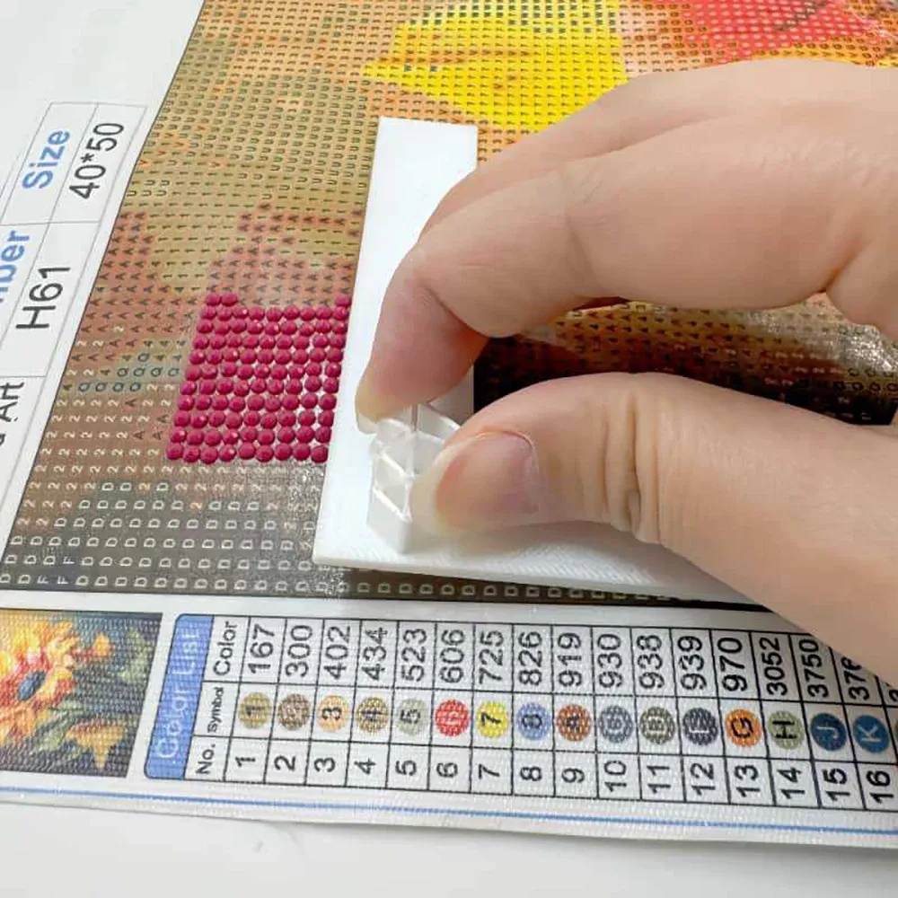Règle de positionnement pour peinture diamant 5D