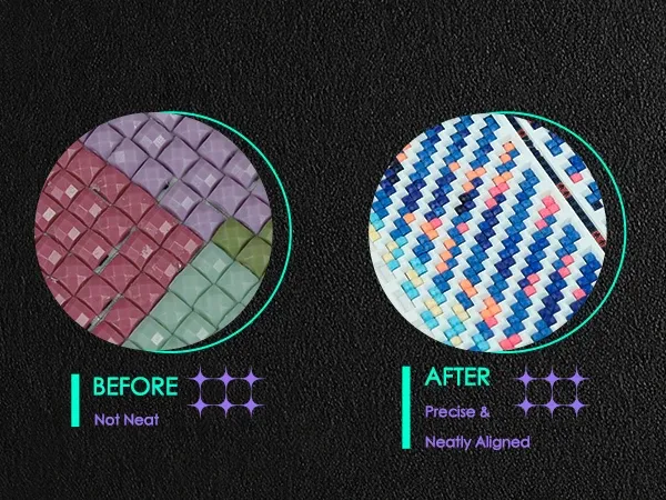 Règle diamant peinture 9 pièces