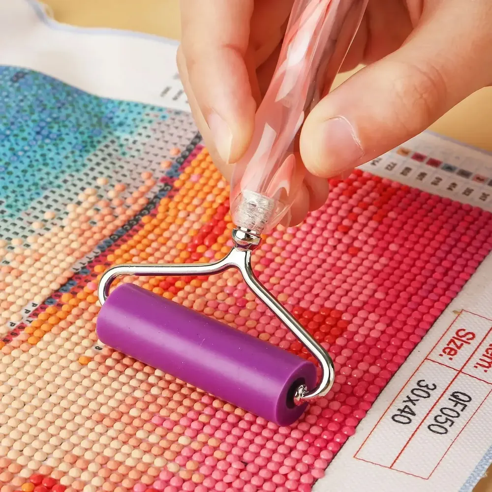 Rouleau et plateau pour peinture diamant