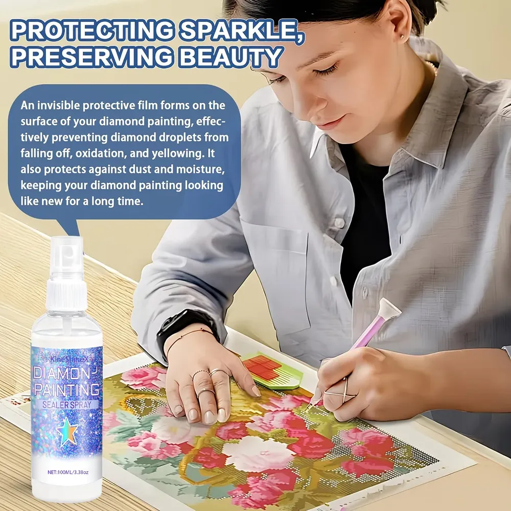 Scellant brillant pour peinture diamant 100 à 200 ml