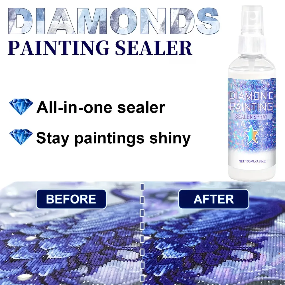 Scellant brillant pour peinture diamant 100 à 200 ml