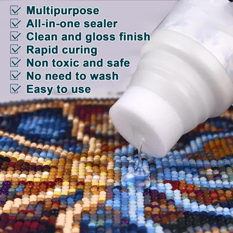 Scellant brillant pour peinture diamant 120 ml