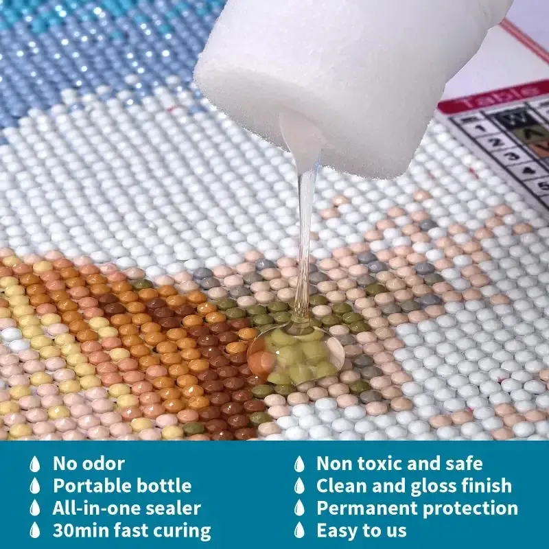 Scellant brillant pour peinture diamant 120 ml